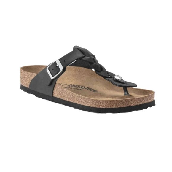 Birkenstock Other - Birkenstock Gizeh Braided - Black Leather Sandals